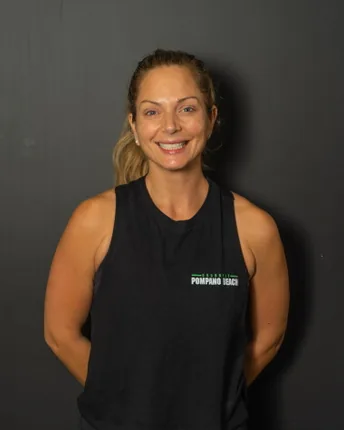 Member mid workout at CrossFit Pompano Beach